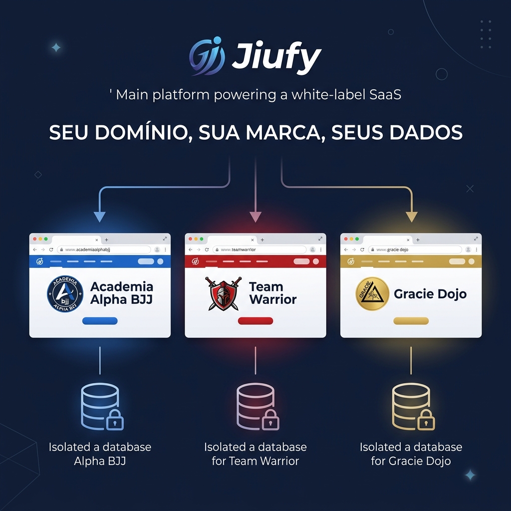 Jiufy White Label - Banco de dados isolado